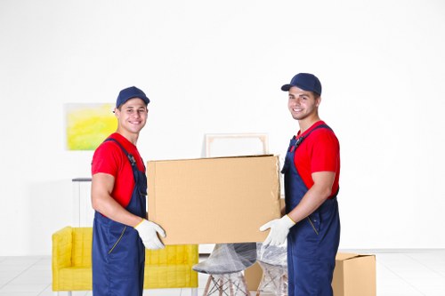 Commercial moving team planning a business relocation in Walthamstow
