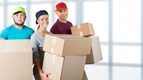 Careful loading of furniture during a removals service