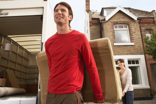 Local removal van helping with transport around Walthamstow
