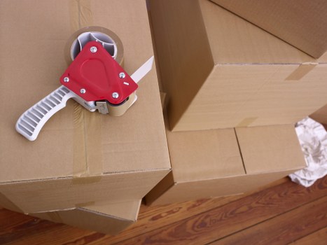 Careful loading of boxes and furniture for a Walthamstow relocation
