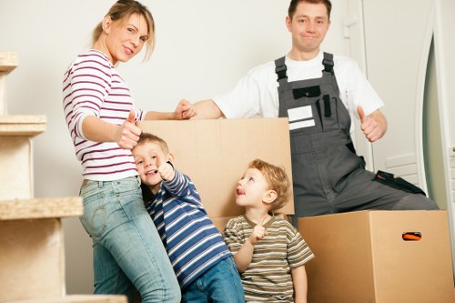 Packing and furniture transport for a local home move